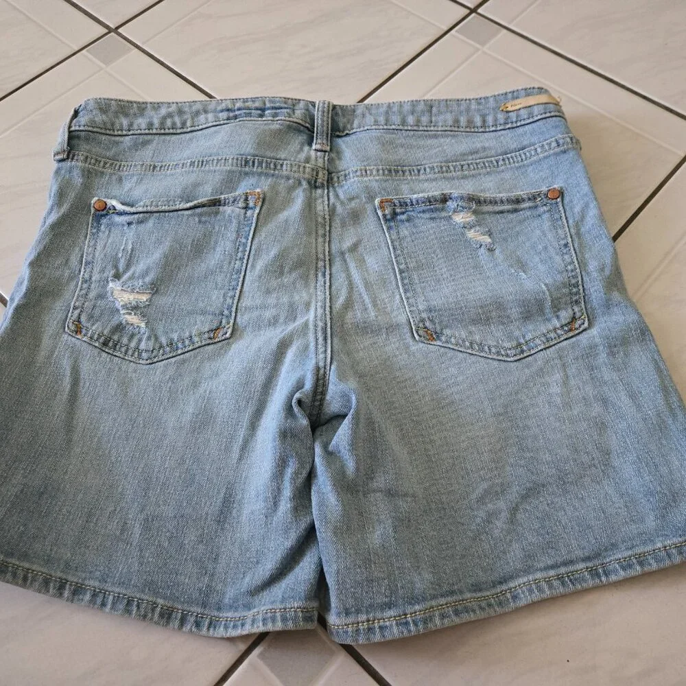 Pilcro and the Letterpress Anthropologie Jean Shorts Light Blue 30 - Picture 3 of 4